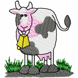 Cows Embroidery Design 12 Cows Embroidery Design 12